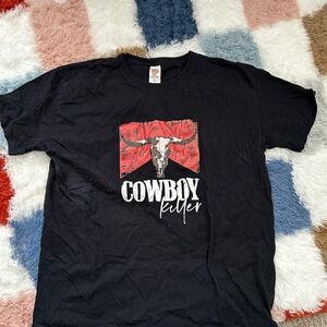 Black Cowboy Killer Graphic T-Shirt